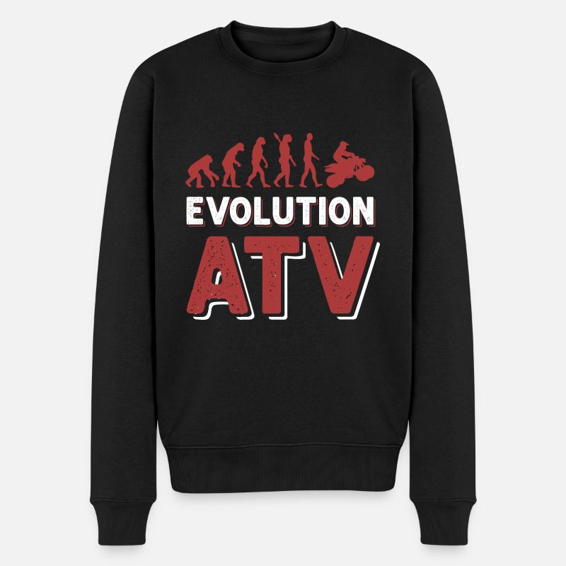Quad Evolution Quadfahrer - Pull Premium bio Homme - noir
