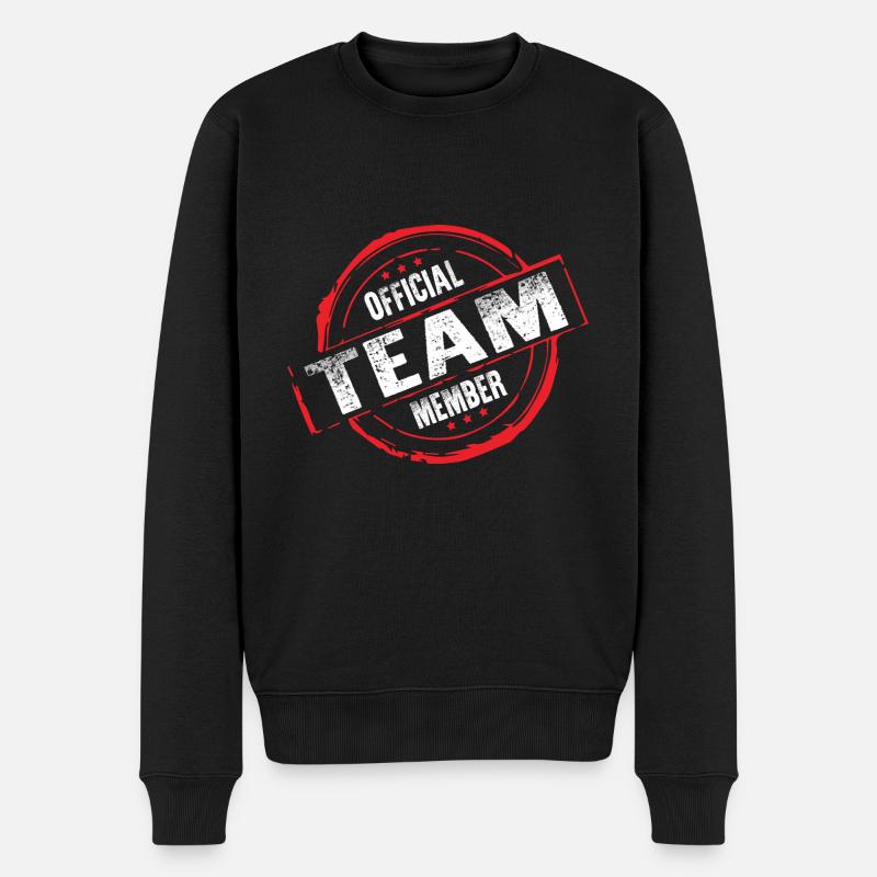 Team Member - Pull Premium bio Homme - noir