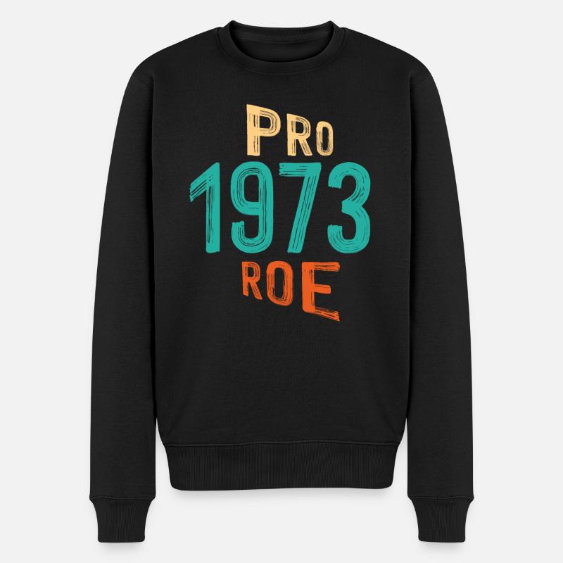 Pro 1973 Rogen - Männer Premium Bio Pullover - Schwarz