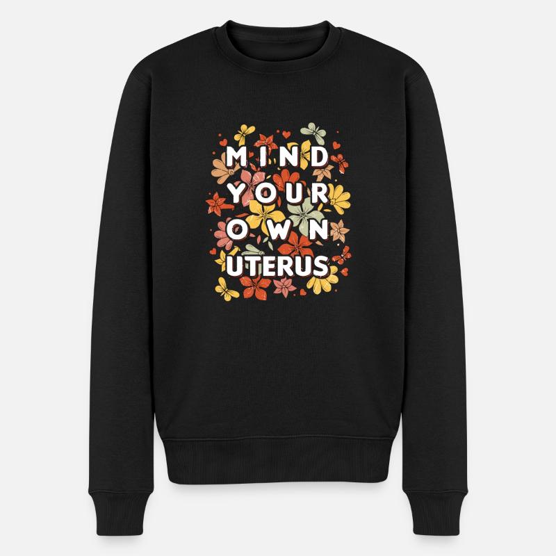 Pensez à votre propre utérus - Pull Premium bio Homme - noir