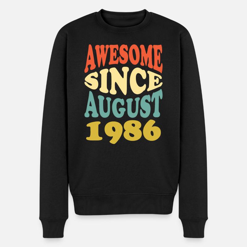 Grand depuis août 1986 - Pull Premium bio Homme - noir