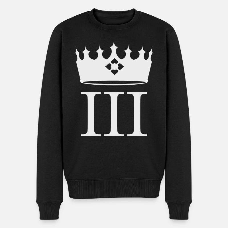 Couronne du roi Charles - Pull Premium bio Homme - noir