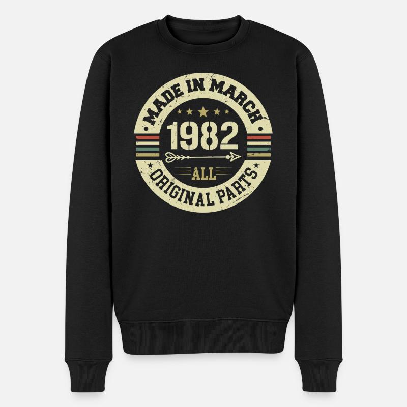 Légendaire depuis mars 1982 - Pull Premium bio Homme - noir