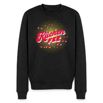 Küchenfee - Geschenk für die beste Köchin / Koch - Männer Premium Bio Pullover - Schwarz - Vorne - Nico (187cm)