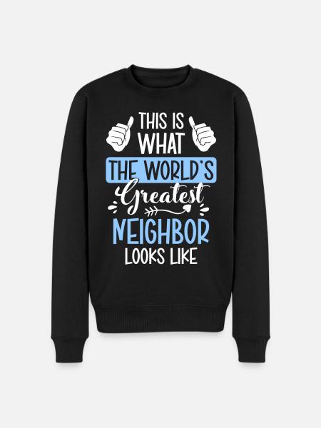 Neighbor Neighbors - Men's Premium Organic Jumper - black