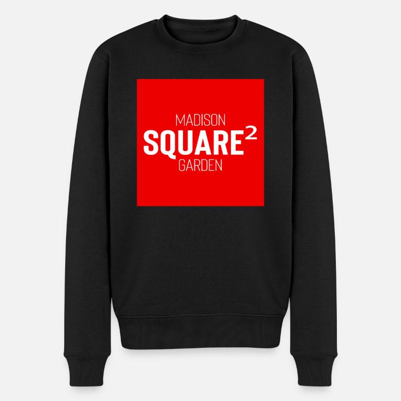 Square Streetwear: Lustiges & klares Statement - Männer Premium Bio Pullover - Schwarz