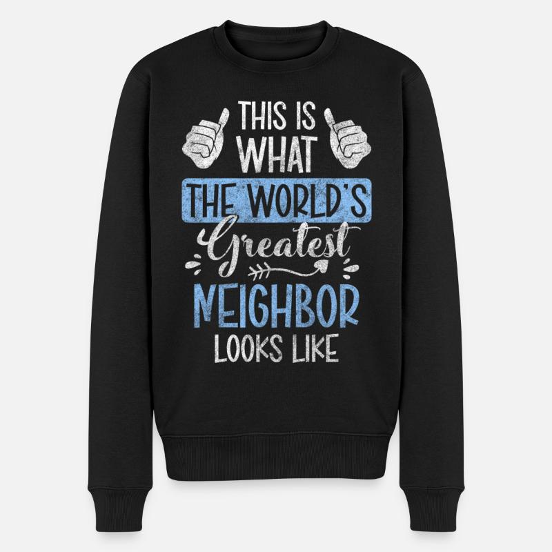 Appartement Neighbor Friendship - Pull Premium bio Homme - noir