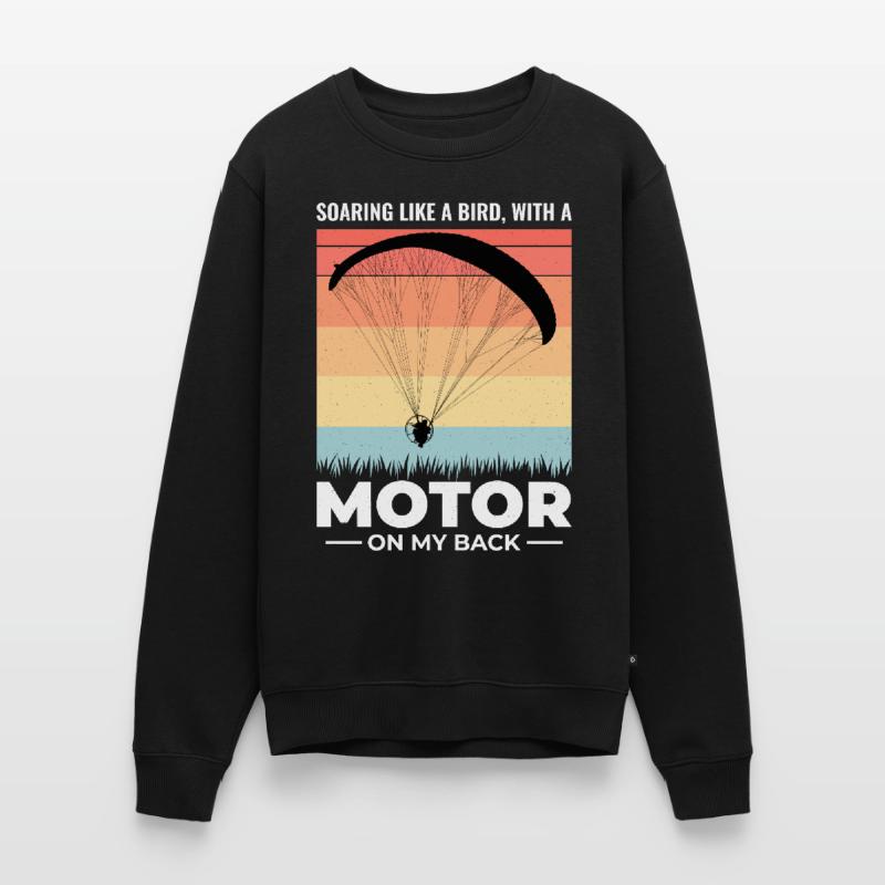 Paramotor Pilot Paramotoring Powered Paraglider Men's Premium Organic Jumper