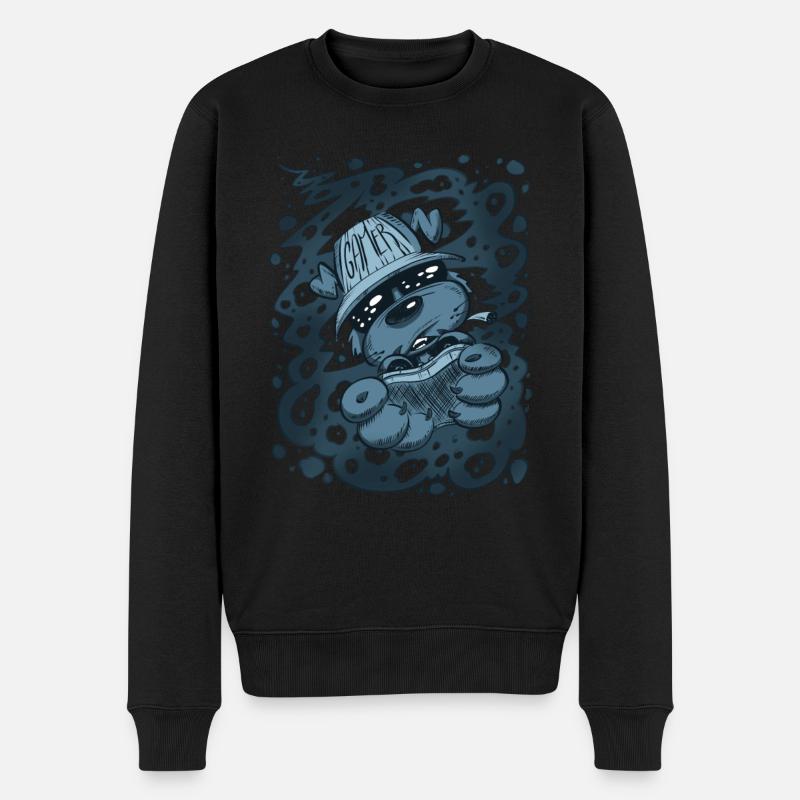 Chien joueur - Pull Premium bio Homme - noir