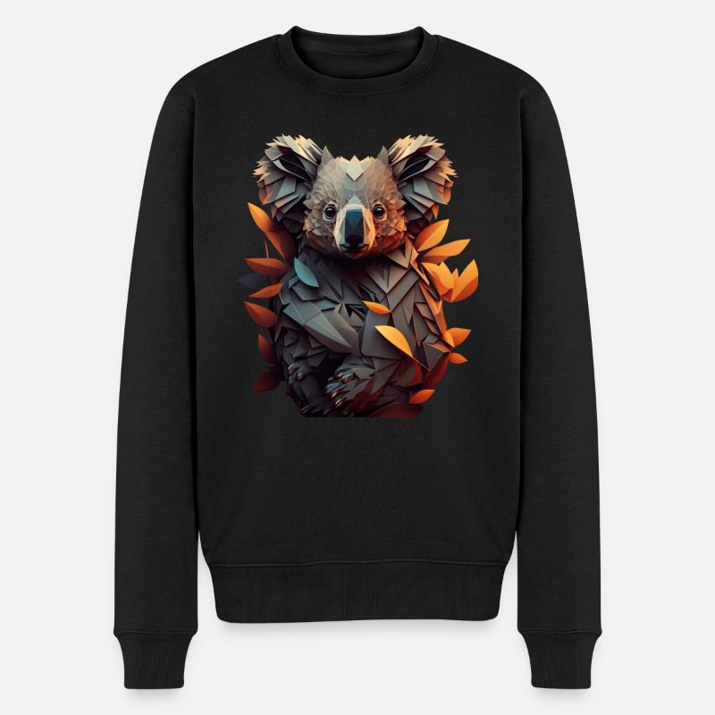 Espace Koala - Pull Premium bio Homme - noir