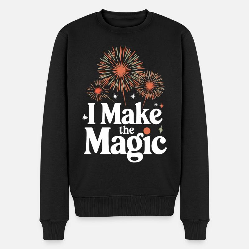 Pyrotechnics Fireworks Pyrotechnics - Men's Premium Organic Jumper - black