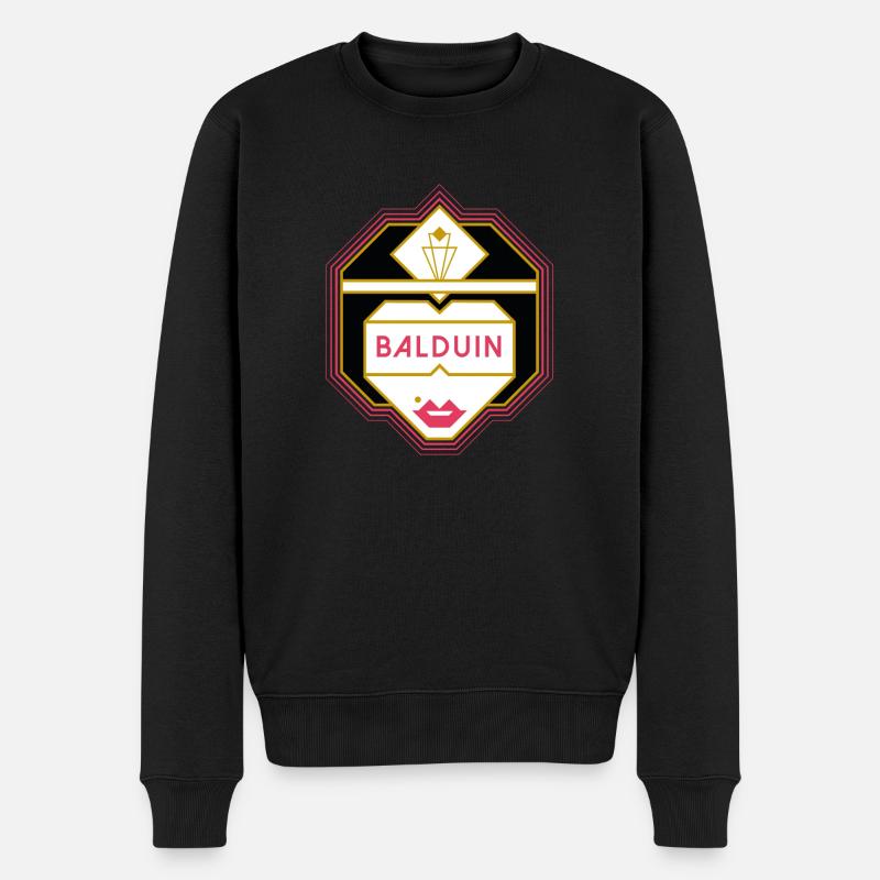 Baldwin - Electro Swing Cutie - Pull Premium bio Homme - noir