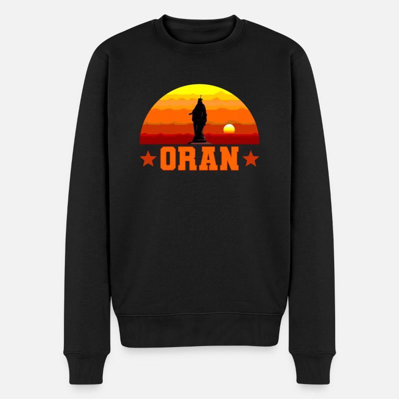 Oran - Pull Premium bio Homme - noir