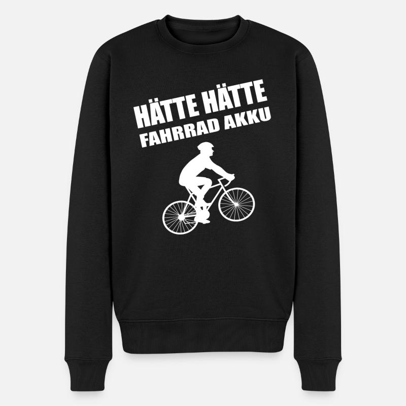 Hätte Hätte - Männer Premium Bio Pullover - Schwarz