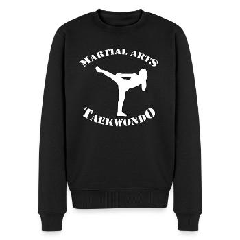 Taekwondo - Pull Premium bio Homme - noir - Devant - Nico (187cm)