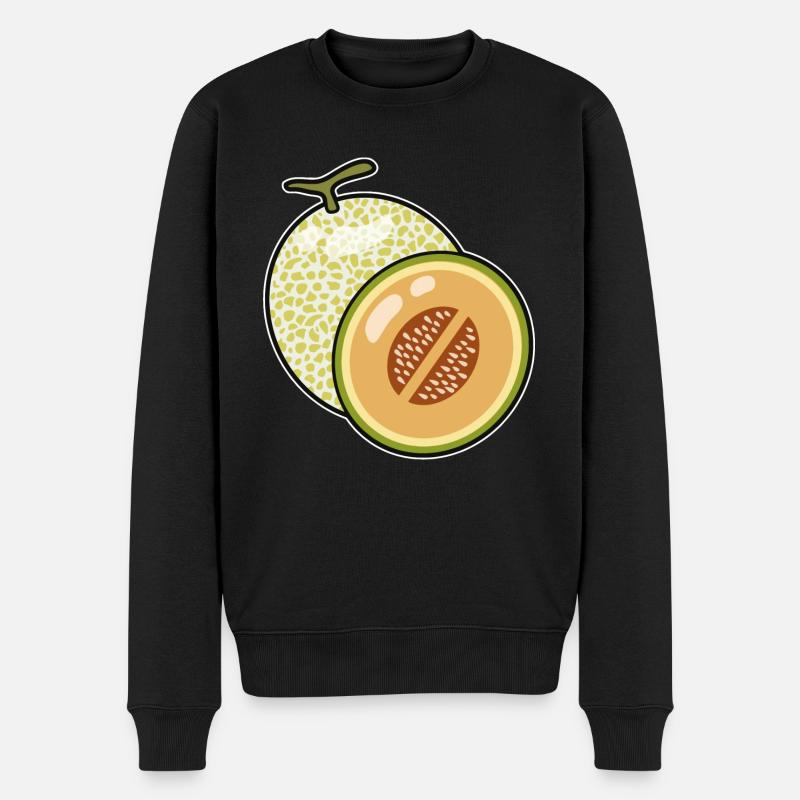 Cantaloupe Melon - Pull Premium bio Homme - noir