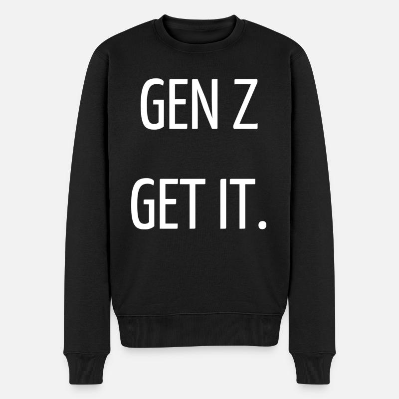 Gen Z get it - Pull Premium bio Homme - noir
