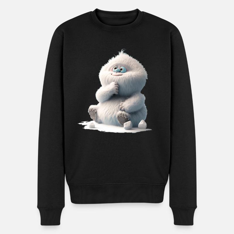Bébé yéti - Pull Premium bio Homme - noir