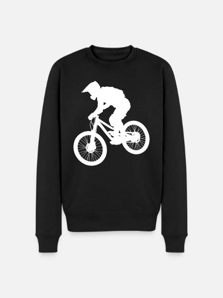VTT Cyclisme VTT Hommes - Pull Premium bio Homme - noir