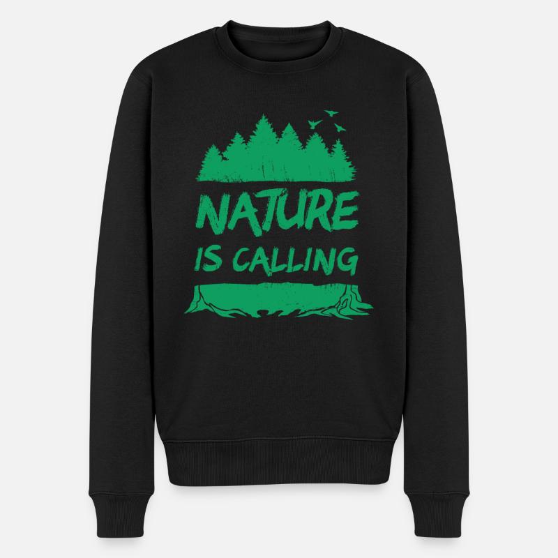 La nature appelle - Pull Premium bio Homme - noir