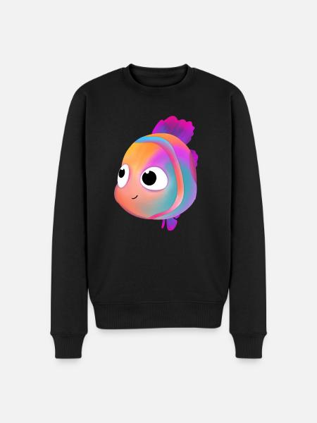 Cute Fish - Men's Premium Organic Jumper - black