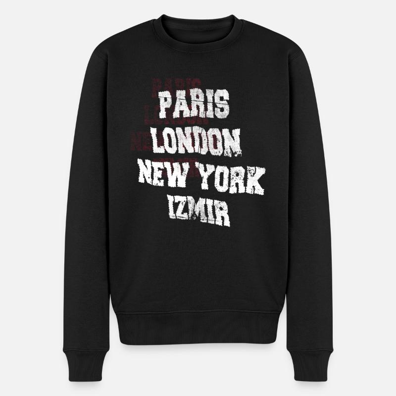 Ville d’Izmir - Pull Premium bio Homme - noir