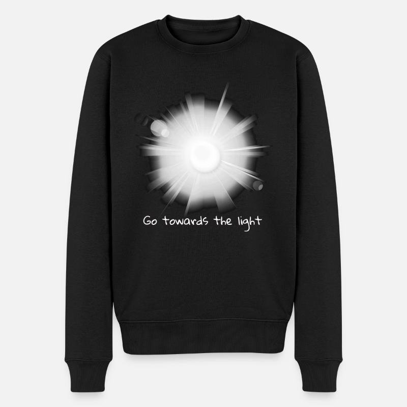 Allez vers la lumière - Pull Premium bio Homme - noir