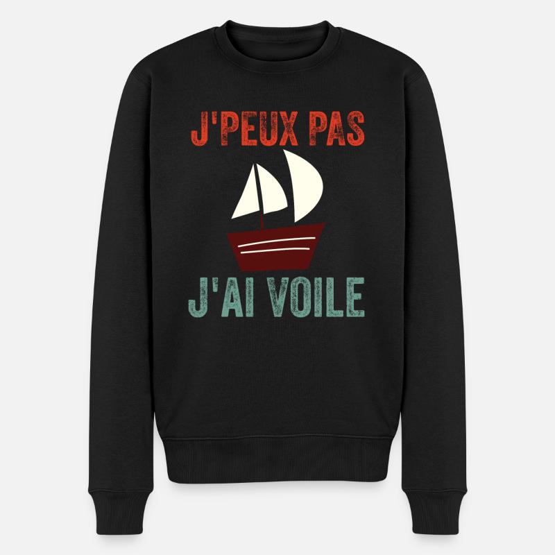 J'peux pas j'ai voile - Pull Premium bio Homme - noir