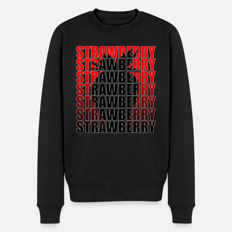 Fraise - Pull Premium bio Homme - noir