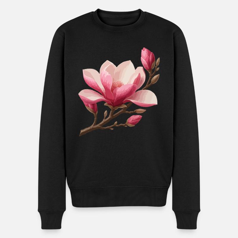 Magnolia - Pull Premium bio Homme - noir