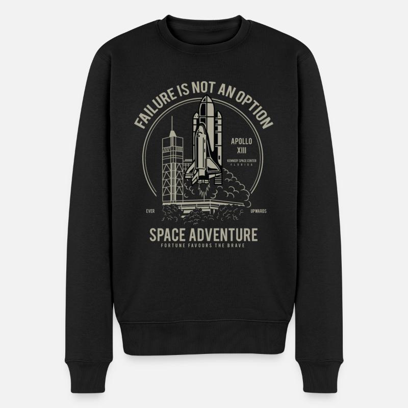 AVENTURE SPATIALE - Space Shuttle T-shirt cadeau - Pull Premium bio Homme - noir