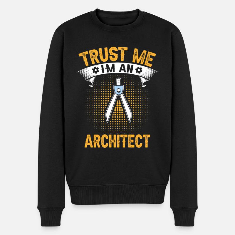 Croyez-moi, je suis architecte - Pull Premium bio Homme - noir