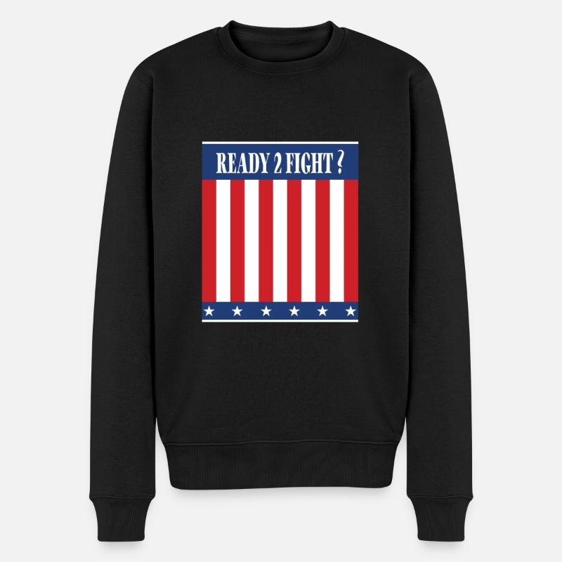Ready2Fight ? - Êtes-vous prêt pour le combat ? - Pull Premium bio Homme - noir