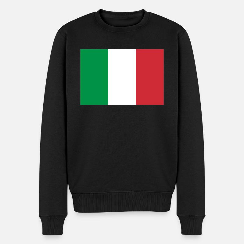 Drapeau italie drapeau italie - Pull Premium bio Homme - noir