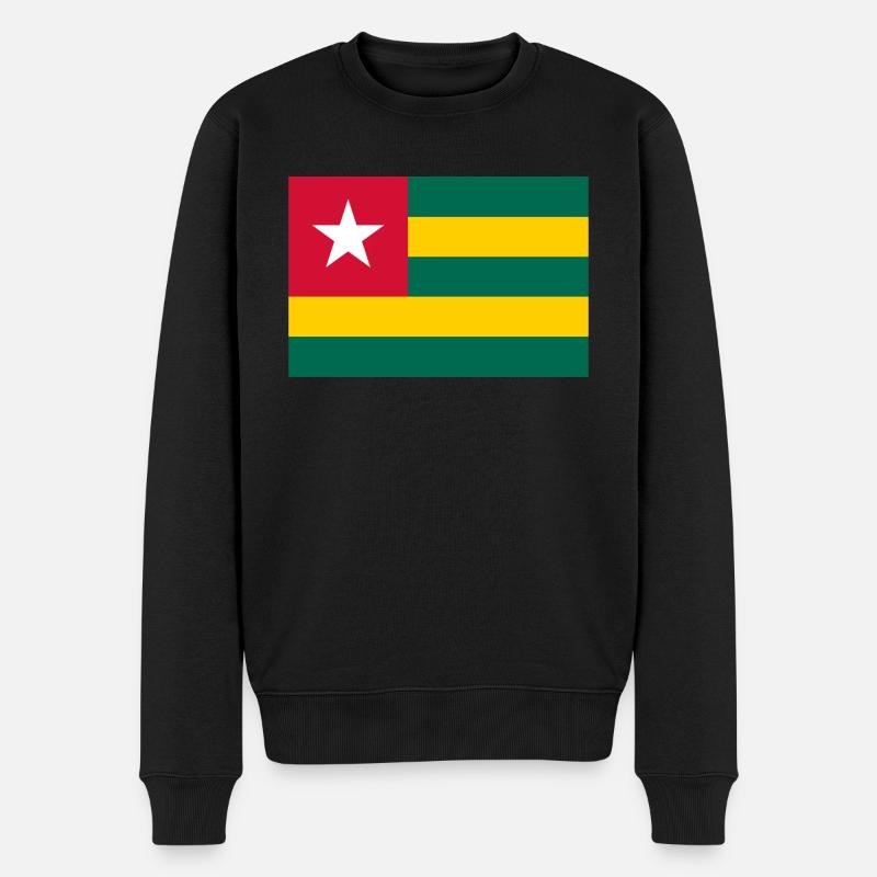 Togo drapeau togolais drapeau - Pull Premium bio Homme - noir