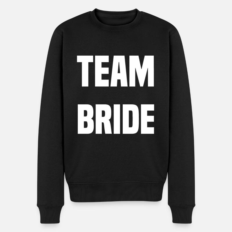 Team Bride - Pull Premium bio Homme - noir