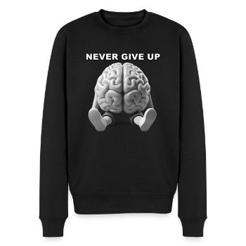 Gesundheit - Männer Premium Bio Pullover - Schwarz - Vorne - Nico (187cm)