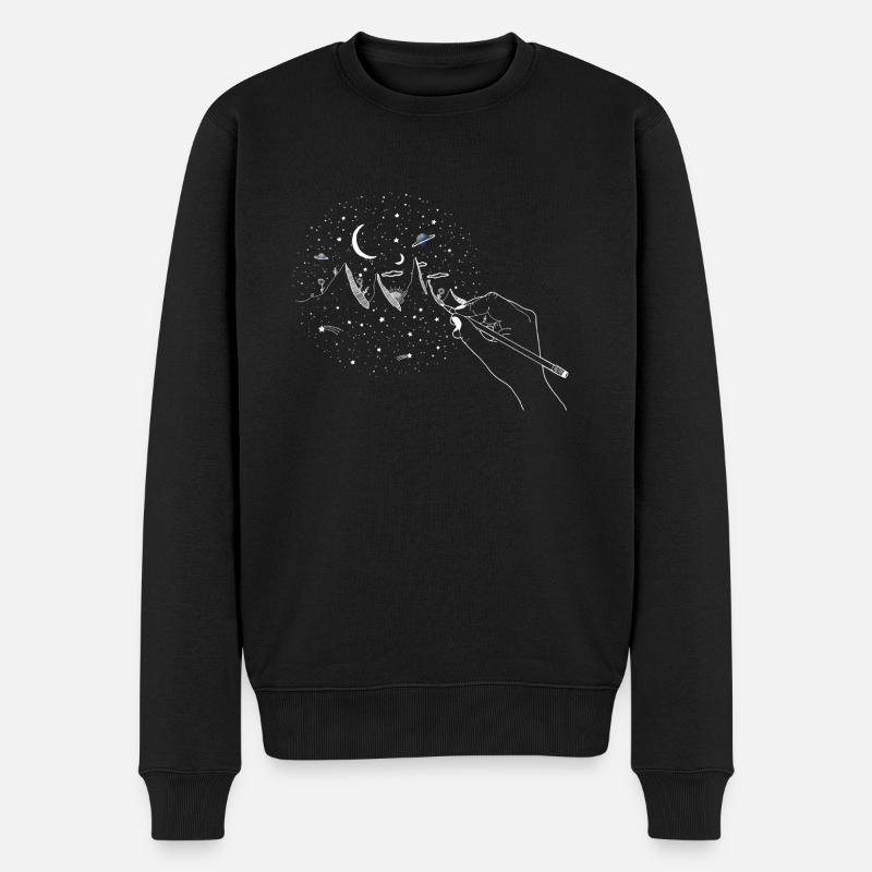 World - Pull Premium bio Homme - noir