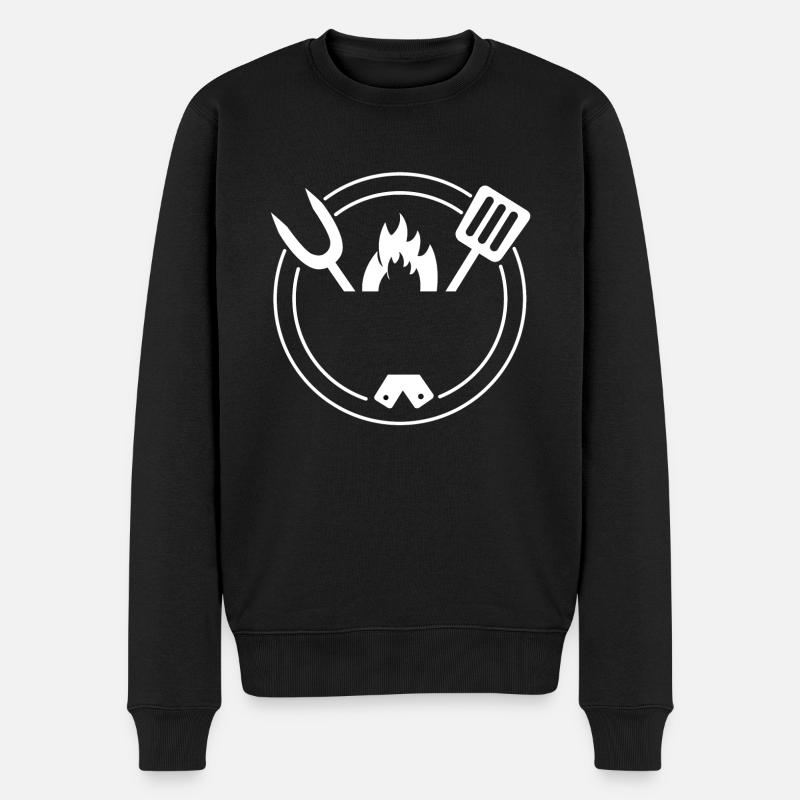 Conception de gril à personnaliser - Pull Premium bio Homme - noir