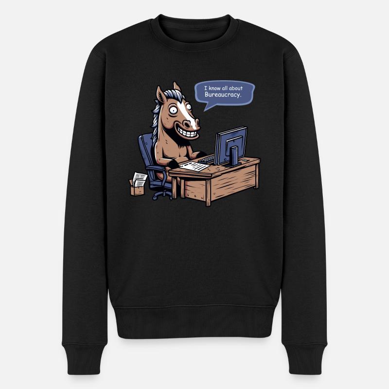 Bureau Hengst - Pull Premium bio Homme - noir