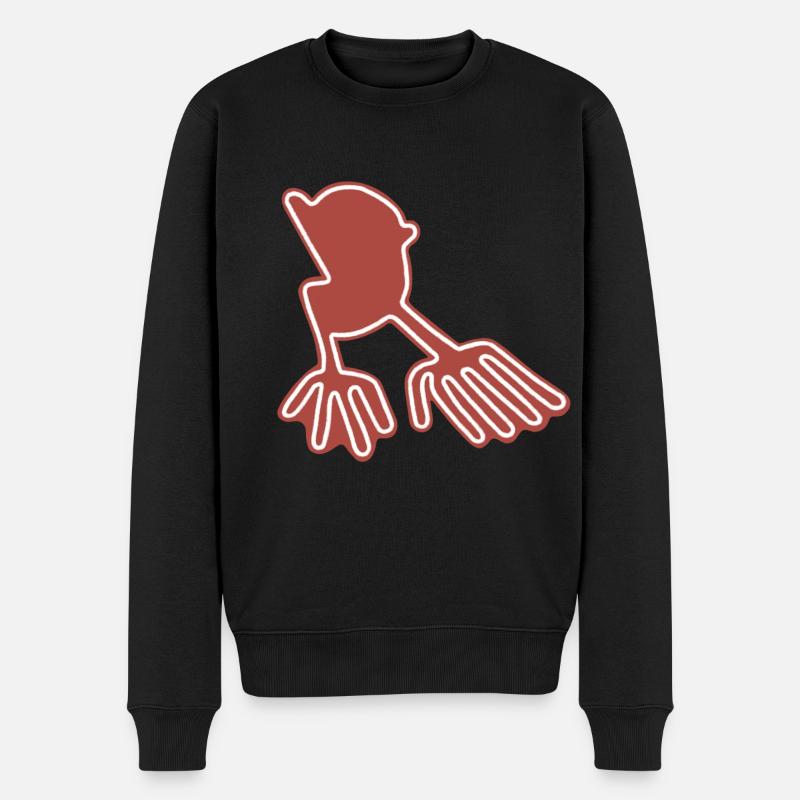 Nazca Lines Oiseau - Pull Premium bio Homme - noir
