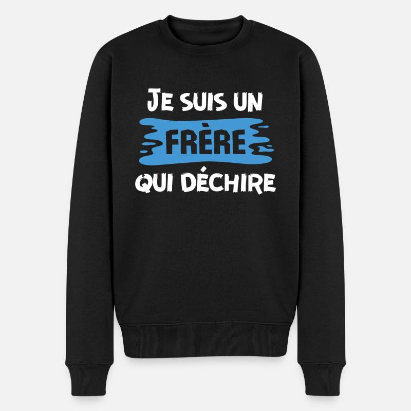 Frère qui déchire - Pull Premium bio Homme - noir