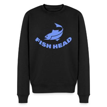 FISH HEAD - Men's Premium Organic Jumper - black - Front - Nico (187cm)