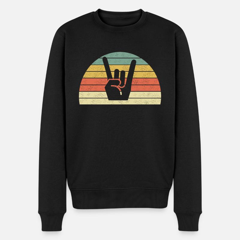 Rock - Pull Premium bio Homme - noir