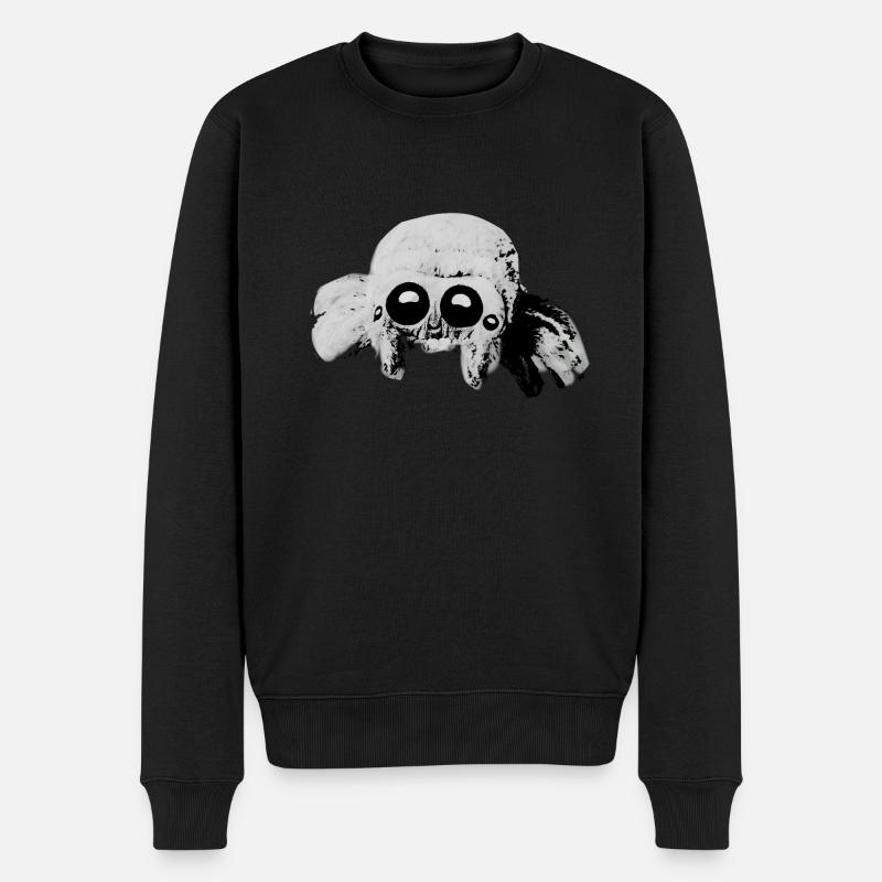 Araigné, illustration tarentule, gris - Pull Premium bio Homme - noir