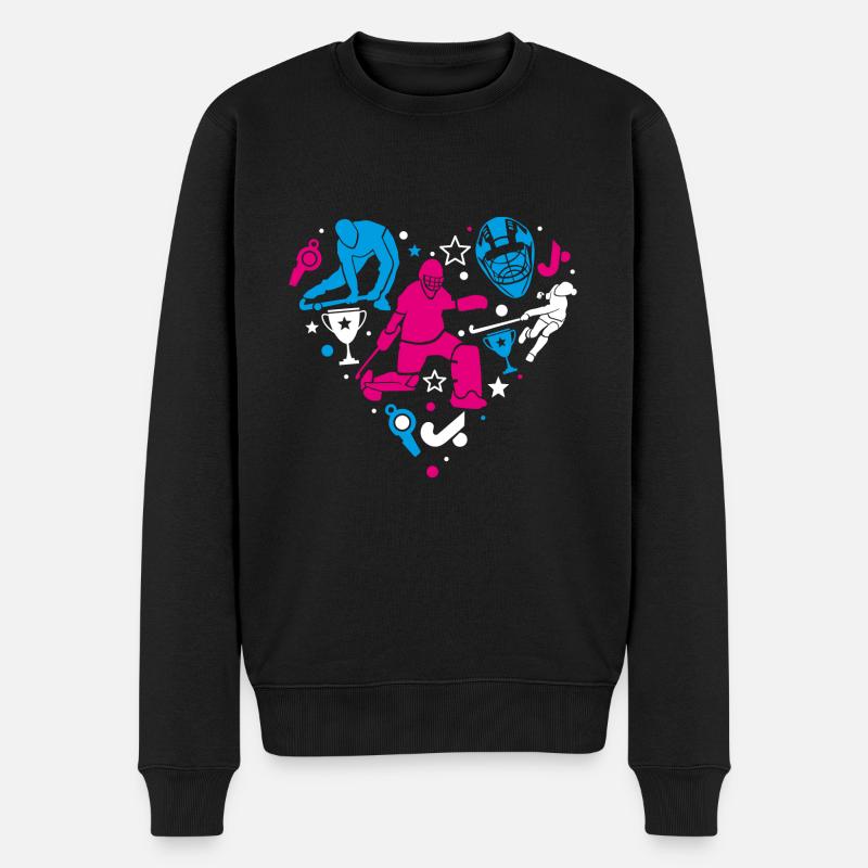 Coeur de gardien - Pull Premium bio Homme - noir