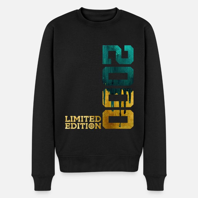 26. GEBURTSTAG LIMITED EDITION 2000 - Männer Premium Bio Pullover - Schwarz