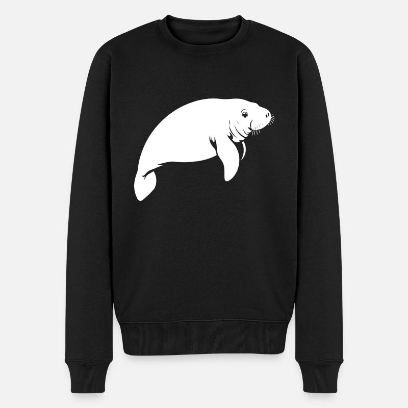 Lamantin - Lamantin - Sirène - Pull Premium bio Homme - noir