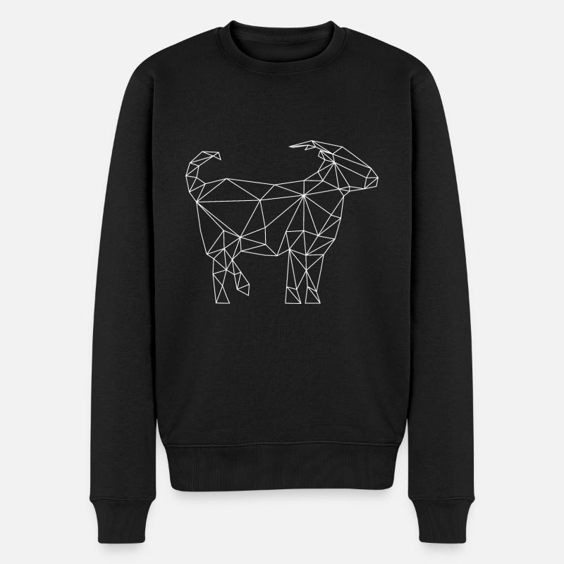 Chèvre - Pull Premium bio Homme - noir