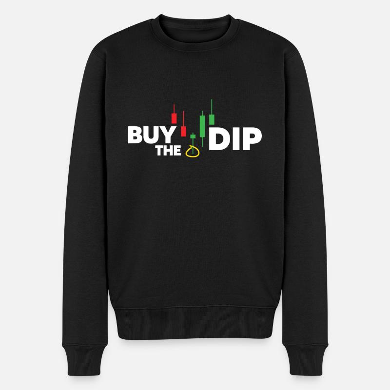 Kaufen Sie den Dip - Männer Premium Bio Pullover - Schwarz